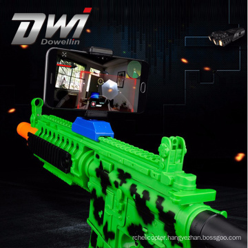 DWI Dowellin Virtual Reality Toy AR-Gun Bluetooth Shooting Game Player Ar Gun with mobile phone
